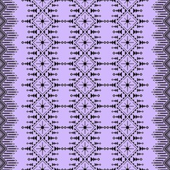 Draw a black line with purple background, Design, Fabric pattern, Pattern for use as background, Art.