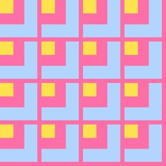 Geometric pattern for fabrics and textiles and packaging and gifts and cards and linens
