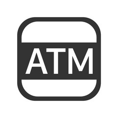 ATM icon. Withdrawal symbol modern, simple, vector, icon for website design, mobile app, ui. Vector Illustration