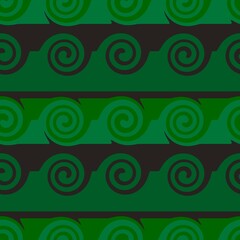 Seamless pattern with spiral for fabrics and textiles and packaging and gifts and cards and linens