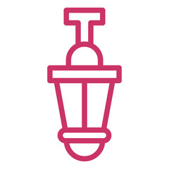 Hang Lamp Icon Style