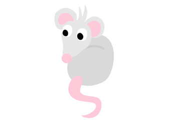 cute simple mouse vector 