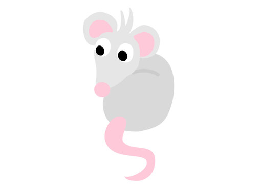 cute simple mouse vector © Kamil