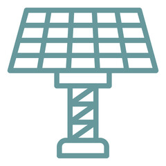 Solar Panel Icon Style