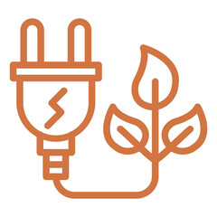 Sustainable Energy Icon Style