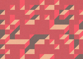 Implementation of Edward Zajec’s “Il Cubo” from 1971. Essentially a Truchet tile set of 8 tiles and rules for placement art illustration