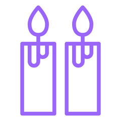 Candle Icon Style