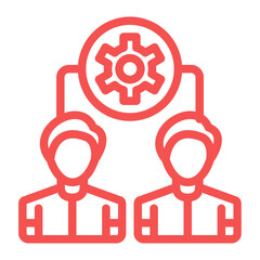 Team Work Icon Style