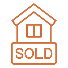 House Sold Icon Style
