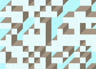 Implementation of Edward Zajec’s “Il Cubo” from 1971. Essentially a Truchet tile set of 8 tiles and rules for placement art illustration