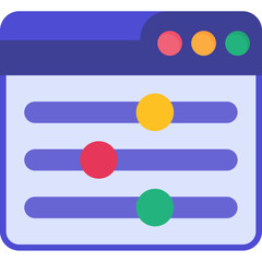 Obraz premium Web Adjustment Icon