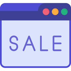 Web Online Sale Icon