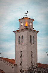 tower of the church