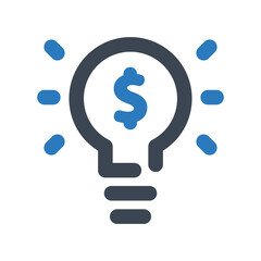 Business Idea icon - vector illustration . idea, plan, innovation, solution, planning, strategy, thinking, business, startup, budget, line, outline, icons .
