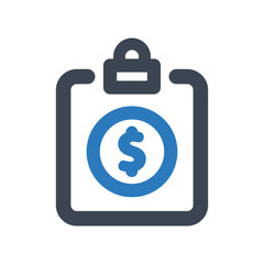 Invoice icon - vector illustration . Financial, Report, Bill, Invoice, Business, Tax, Receipt, payment, line, outline, icons .