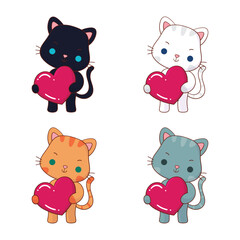 cute san valentine character