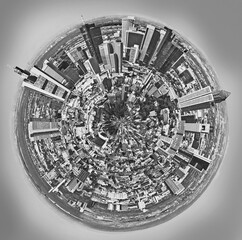 panorama of Frankfurt