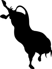 Silhouette Bull