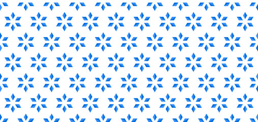 Hebrew seamless pattern with star of David like diamond snowflake vector illustration