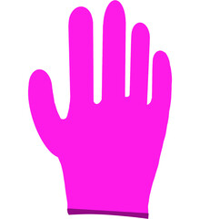 Pink glove