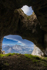 Views of Udalaitz mountain and surrounding area in the Basque Country (Spain)