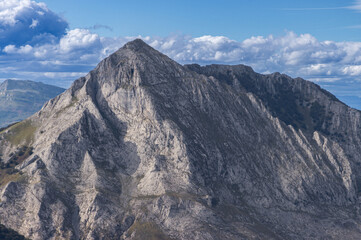 Views of Udalaitz mountain and surrounding area in the Basque Country (Spain)