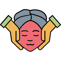 Face treatment Vector Icon


