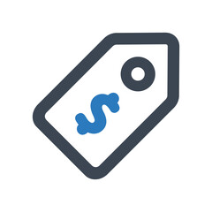 Price Tag icon - vector illustration . price, tag, label, shopping, sale, buy, product, line, outline, icons .