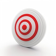 target with white background. Digital illustration AI