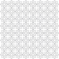 Geometric set of seamless gray and white patterns. Simple vector graphics