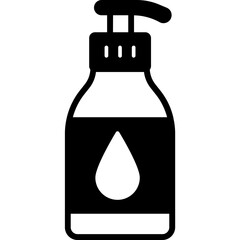 Body care oil Vector Icon

