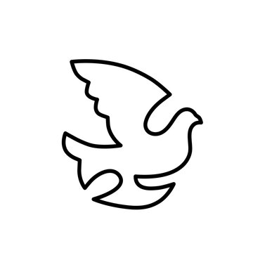 Bird logo icon sign National folklore element Flying emblem Vintage fairy design Cartoon magic children's style Fashion print clothes apparel greeting invitation card flyer online shop poster banner