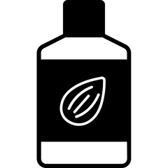 Almond oil Vector Icon

