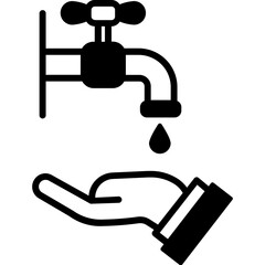 Faucet Vector Icon

