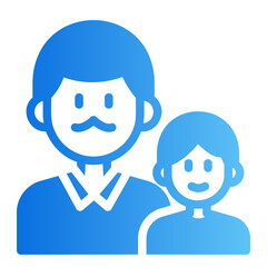 father gradient icon