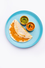 Podi Dosa or dosai is a south indian spicy and delicious recipe with idli milagai podi or gunpowder