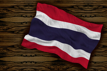 National flag of Thailand. Background  with flag  of  Thailand