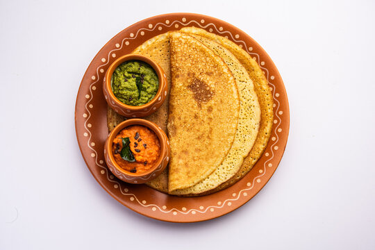Savory Oats Dosa or Semolina pancakes makes a Healthy south indian breakfast