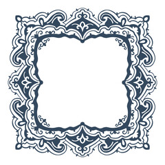 Monochrome frames in retro style