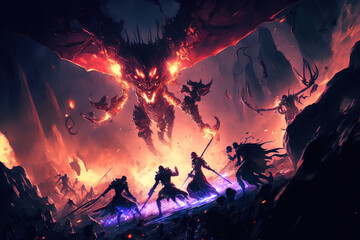 Obraz premium devil's warrior