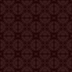 Vector damask seamless pattern background. Elegant luxury ornamental texture for wallpapers, flat vector background