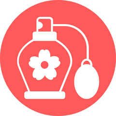 Perfume bottle Vector Icon

