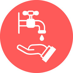 Faucet Vector Icon

