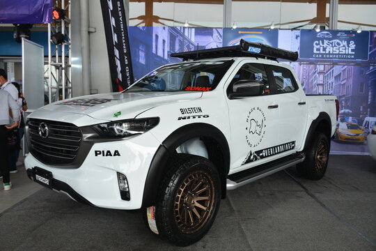 Mazda bt 50 pick up at Manila International Auto Show in Pasay, Philippines