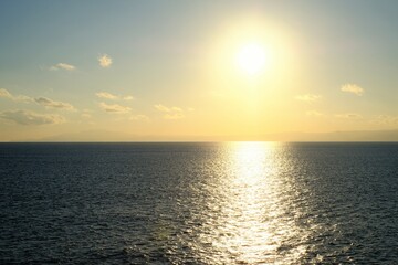 sunset on the Enoshima island , Kanagawa , Japan