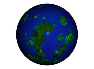 Digitally rendered planet Uranus. Uranus is the seventh planet from the Sun. It is named after Greek sky deity Uranus (Caelus).