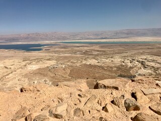 view of the desert, dead Sea