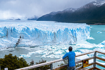 views of perito moreno glacier, argentina