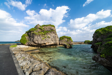Fototapeta premium 大神島の風景・沖縄県宮古島