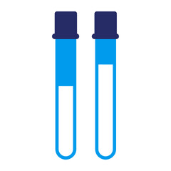 Test tubes and lab tools icon